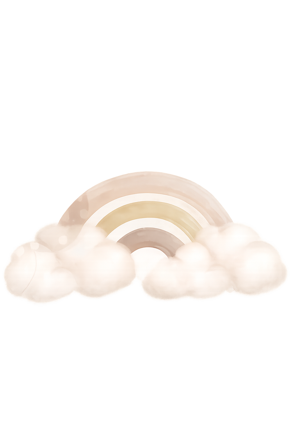 Arco-íris com nuvens