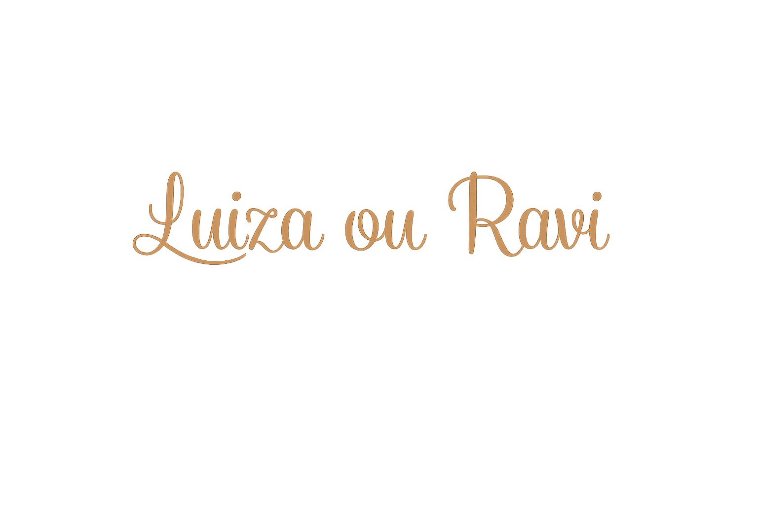 Luiza ou Ravi