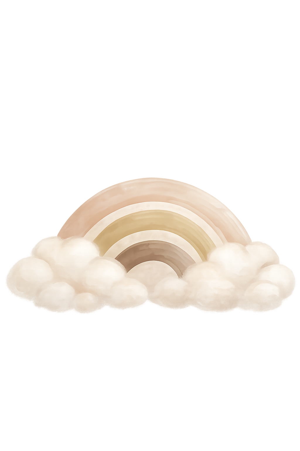 Arco-íris com nuvens